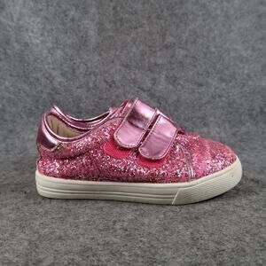 Felix & Flora Shoes Kids Toddler 10 Sneakers Pink Glitter Double Strap Trainers